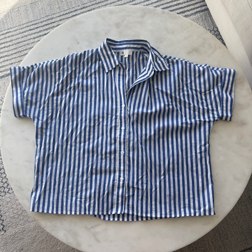 NRFB - Blue Striped Button Down